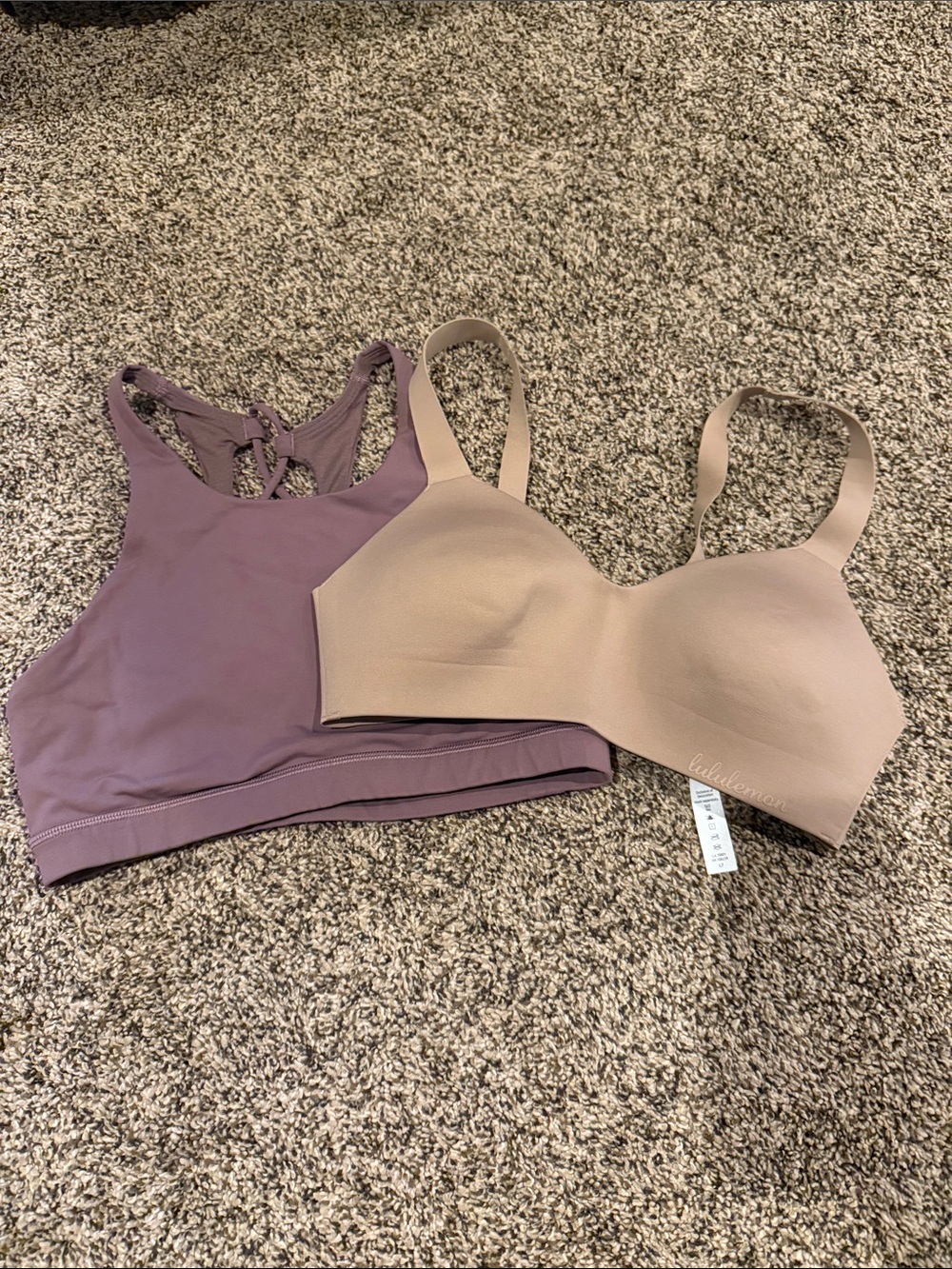 Bundle two Lulu lemon sports bras